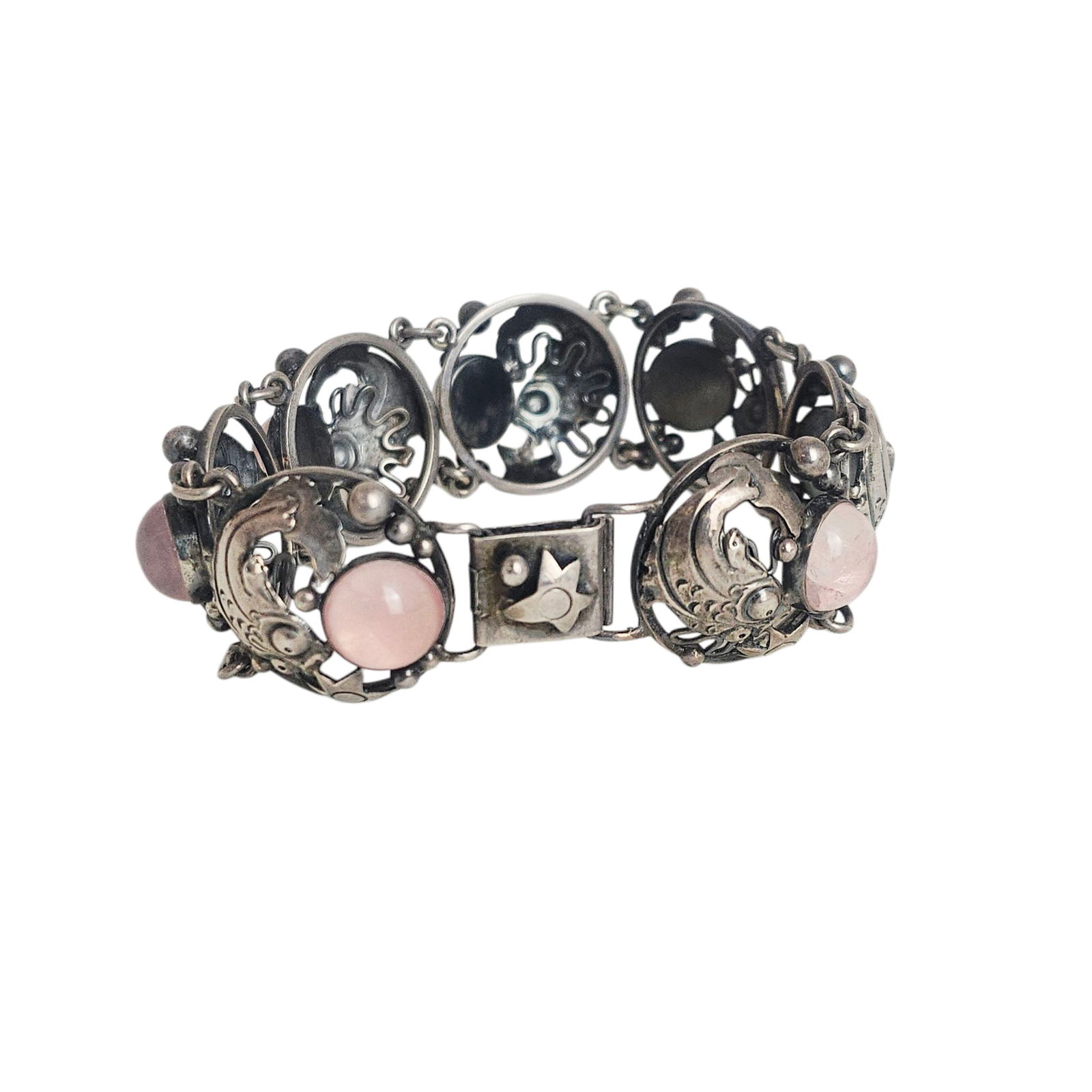 Mid-Century Quartz, Sterling Silver Bracelet, Niels Erik From (1 of 8)