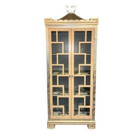 Chelsea House Dining/Curio Pagoda Inspired Cabinet