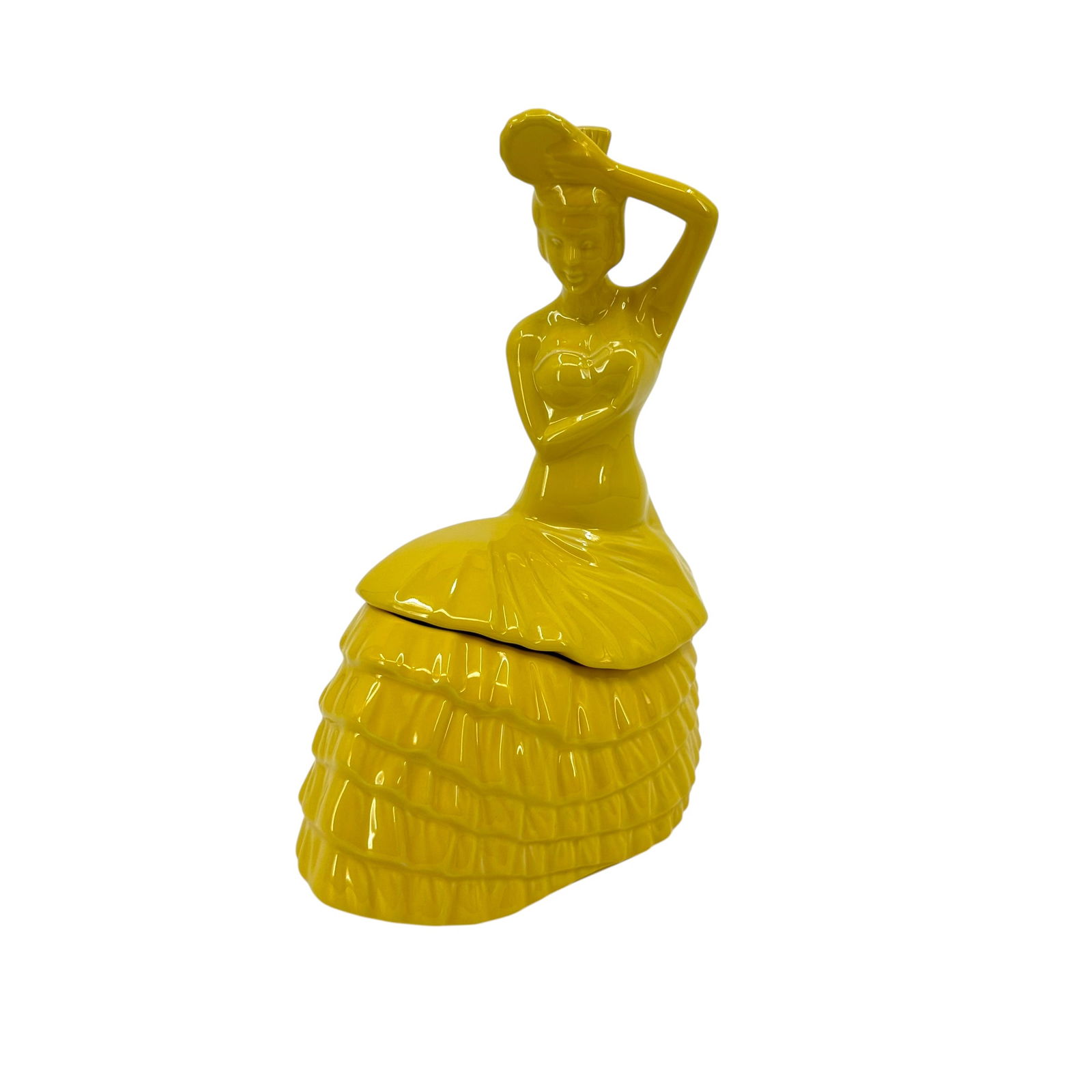 Fiestaware Post 86 Dancing Lady Cookie Jar (1 of 4)