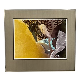 Marci McDonald (American, 1948-2025) "Seduction" Color Etching
