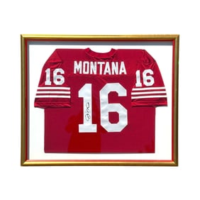 Joe Montana San Francisco 49rs Autographed Jersey (1979-1992) w/COA