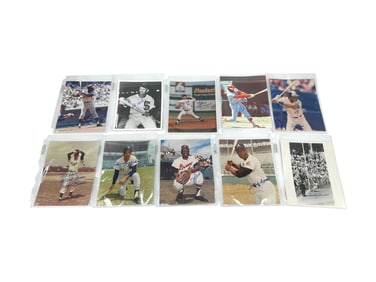 (Approx. 100) Tremendous Collection of National Baseball League Autographed Photographs