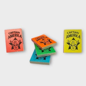 Group of Marvel Mini Comic Books 1966 Captain America