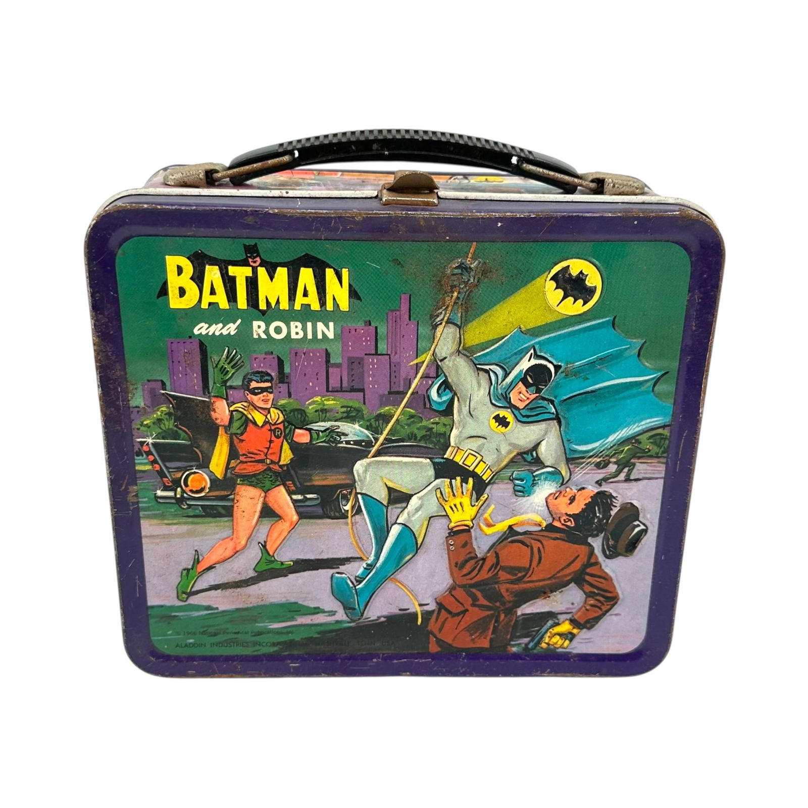 1966 Vintage Batman and Robin Lunchbox (1 of 4)