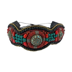 Tibetan Style Beaded Belt