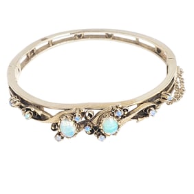 Victorian Opal, 14k Yellow Gold Bracelet
