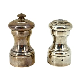 Peugeot French Sterling Silver Salt and Pepper Shakers