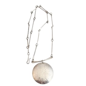 Modernist Sterling Silver Necklace