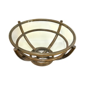 McGuire Rattan Coffee Table