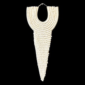 Large Contemporary Polynesian Woven Shell Ceremonial Collar