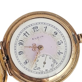 Ladies Elgin Gold-Filled, Hunting Case Pocket Watch