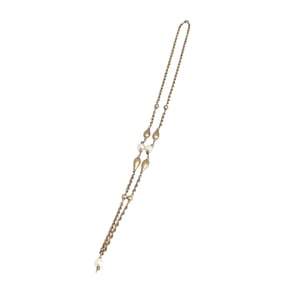 Cultured Pearl, 14k Yellow Gold Necklace