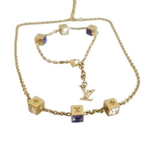 Crystal, Gold-Tone "Gamble" Jewelry Suite, Louis Vuitton