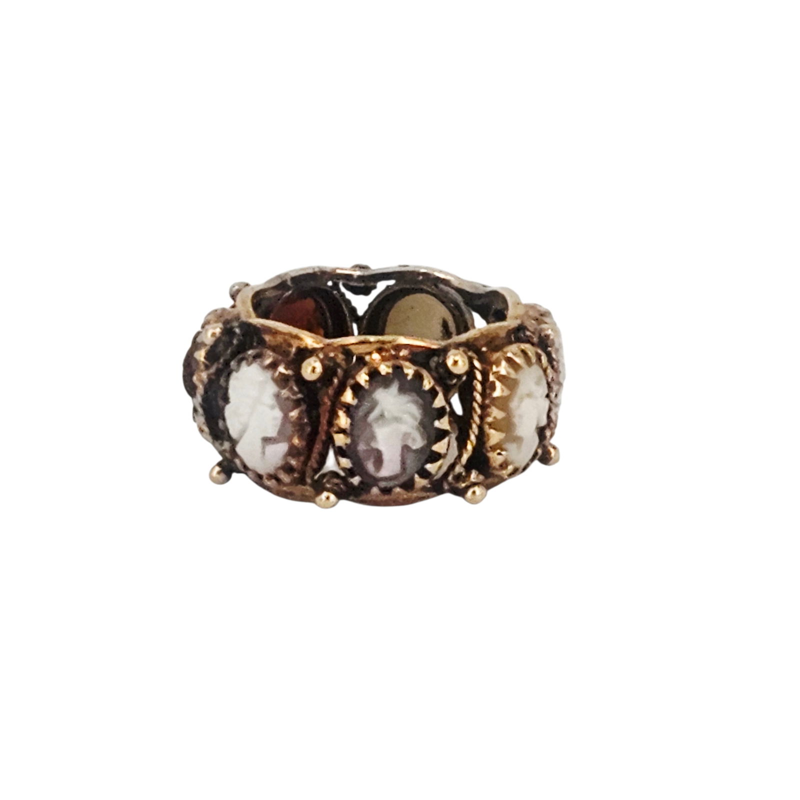 Cameo, 14k Yellow Gold Ring