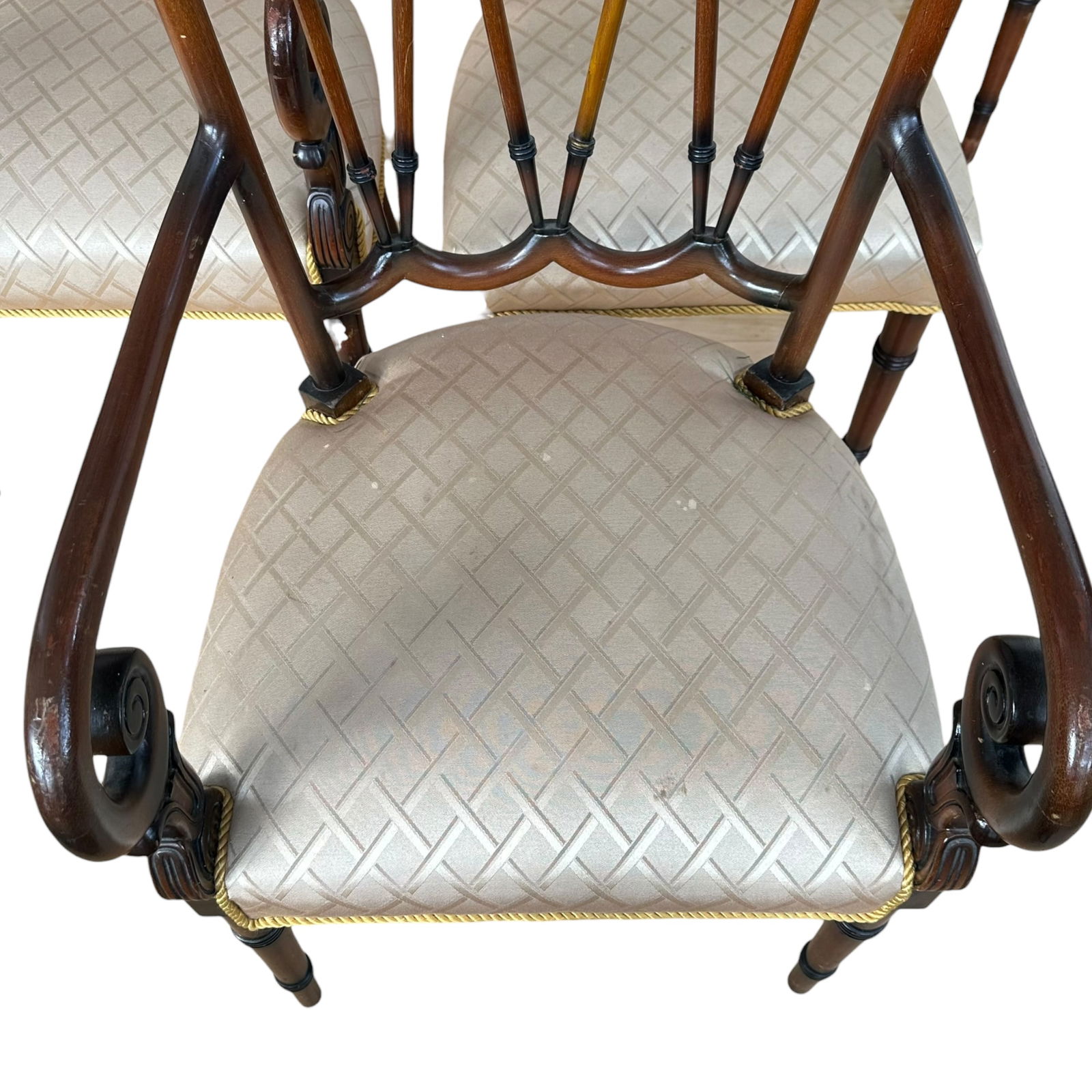 Chippendale Style Dining Chairs - 4