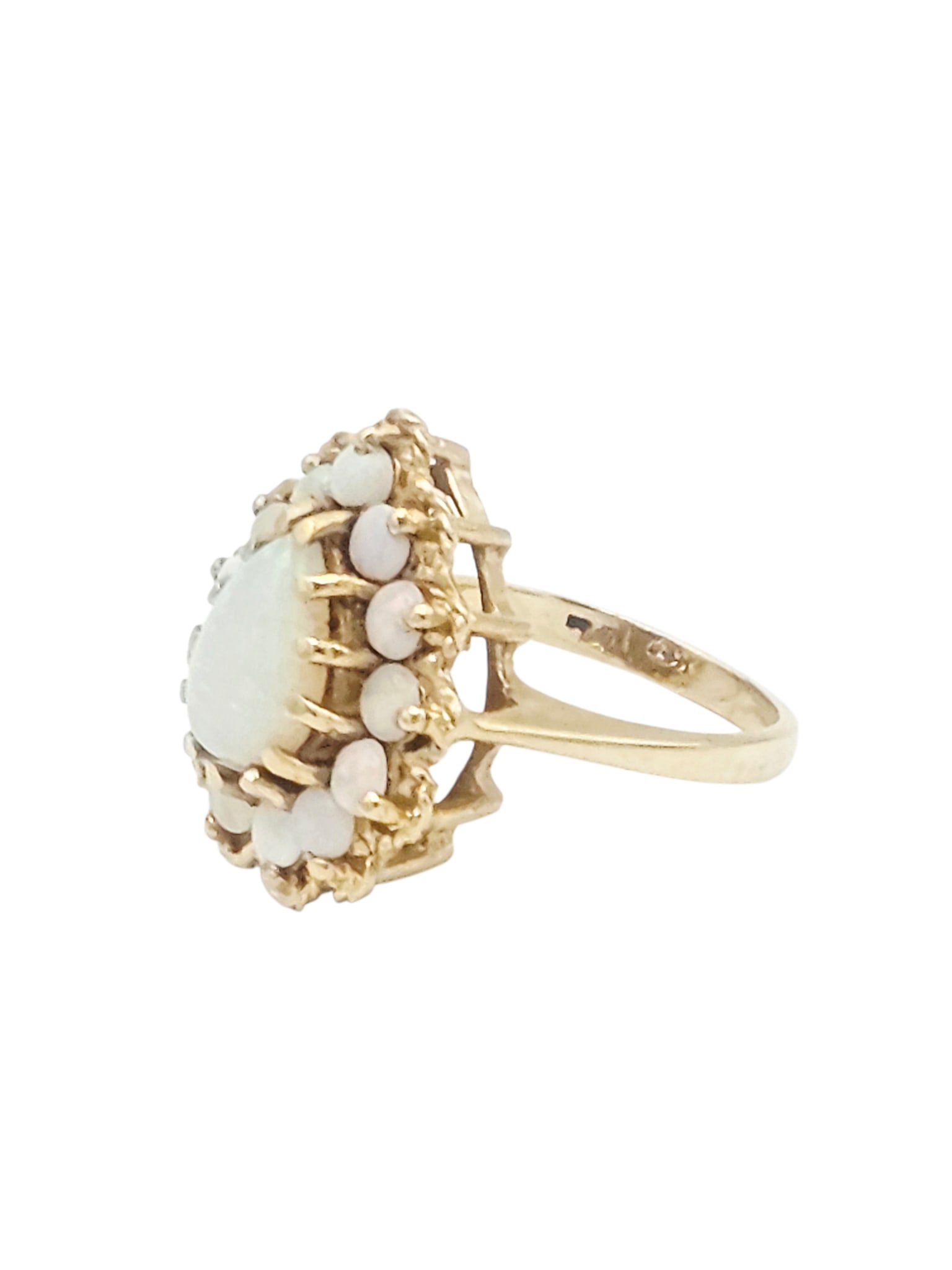 Opal, 14k Yellow Gold Ring - 2