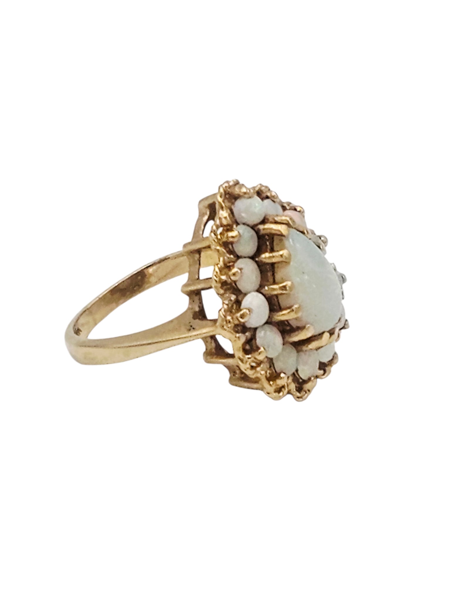 Opal, 14k Yellow Gold Ring - 6