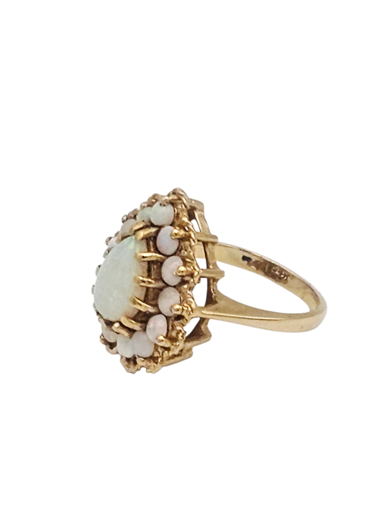 Opal, 14k Yellow Gold Ring - 7