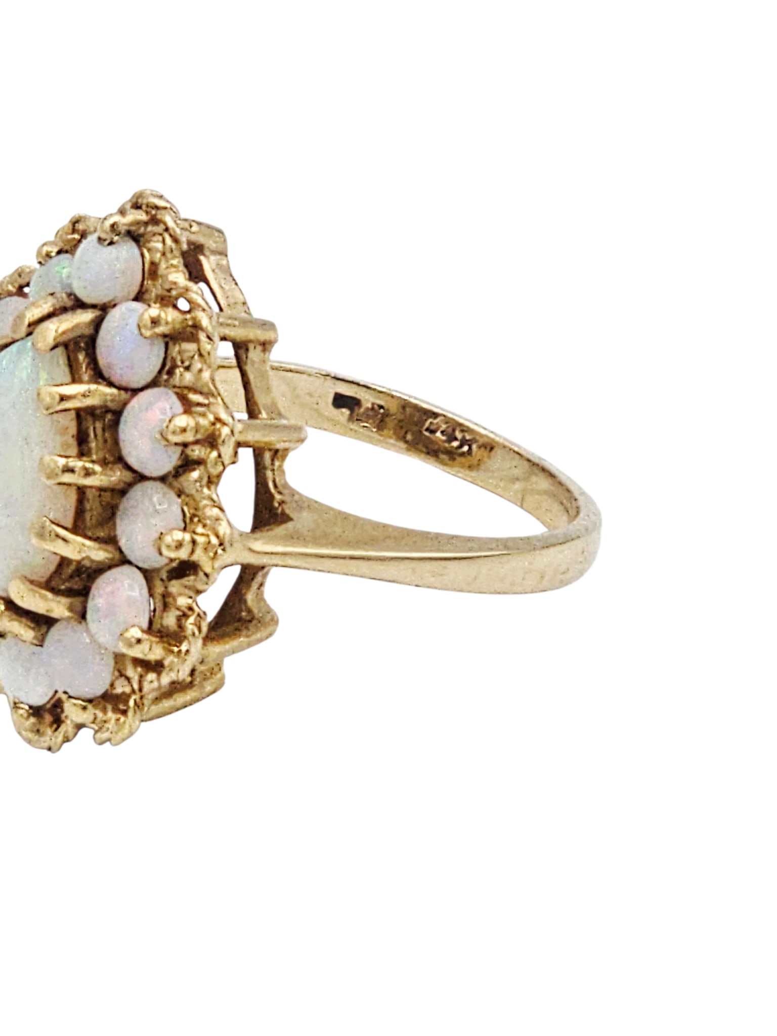 Opal, 14k Yellow Gold Ring - 9