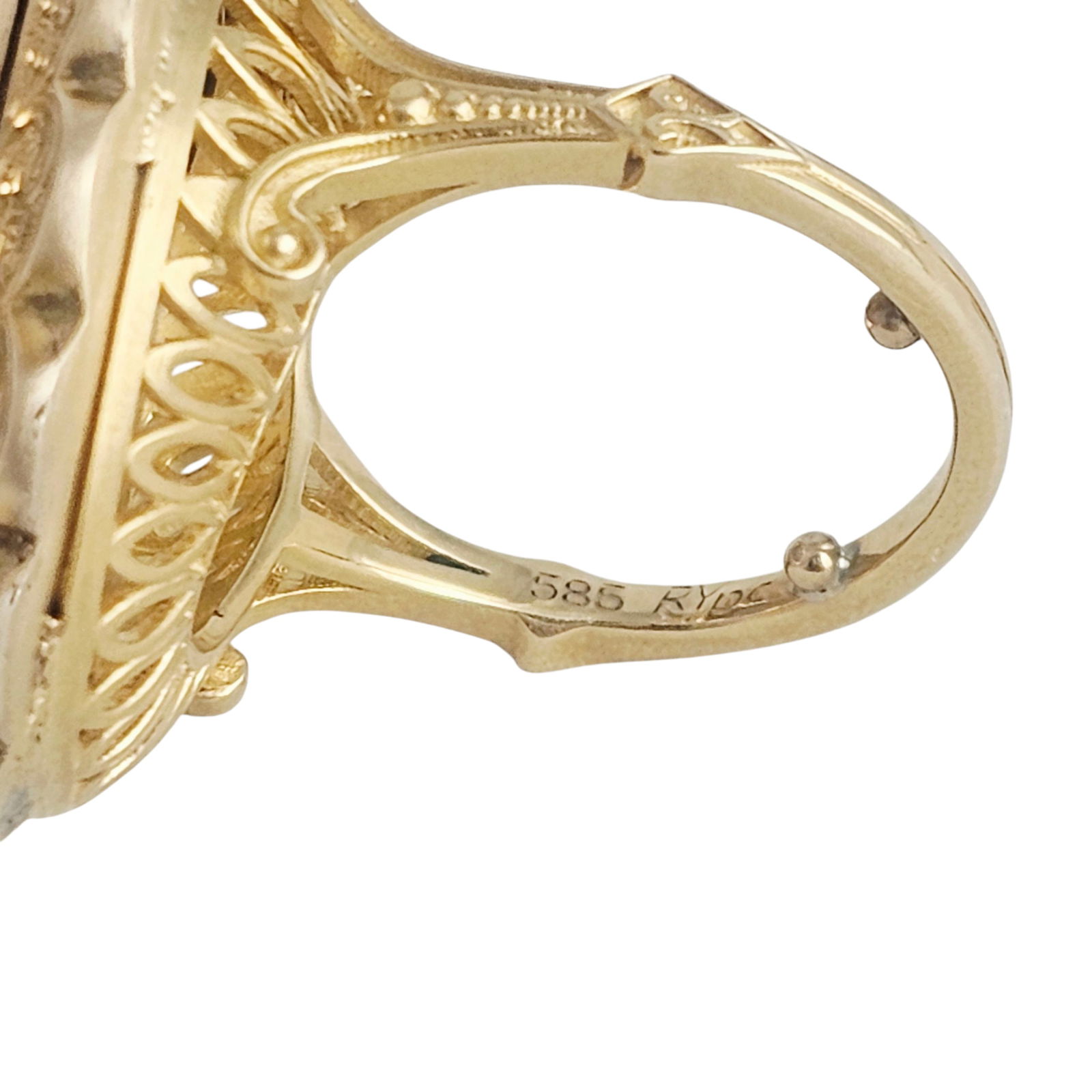 Amethyst, 14k Yellow Gold Ring - 5