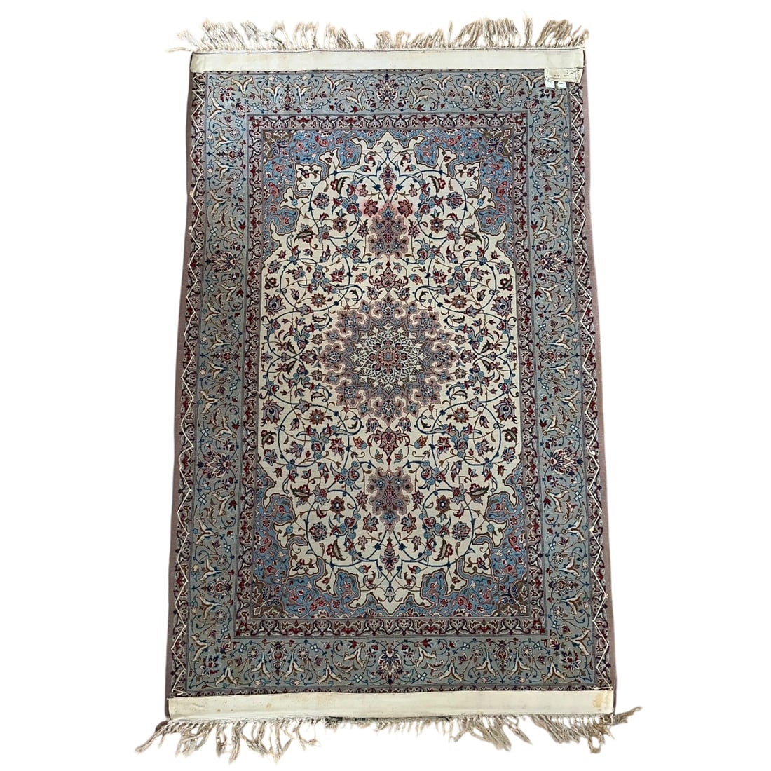 Handknotted Silk Rug - 5
