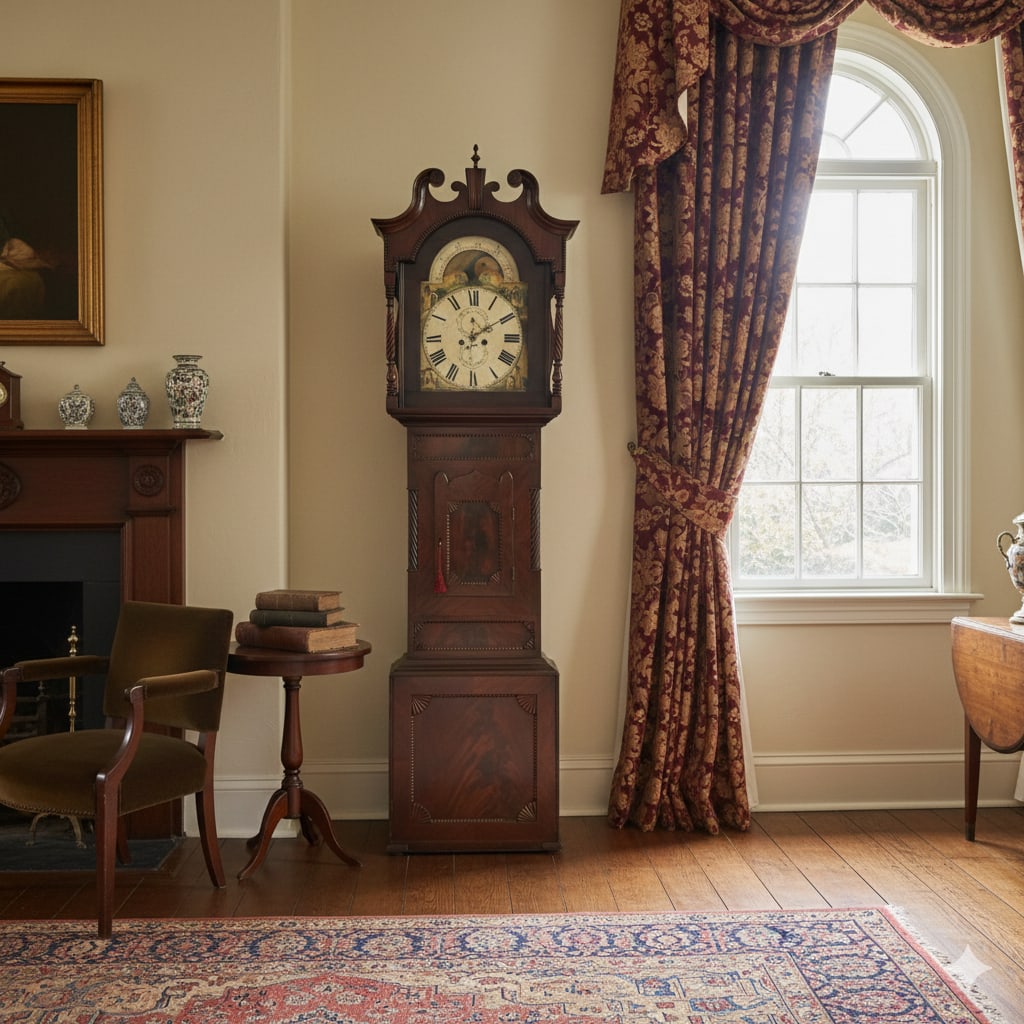 English Regency Tall Case Clock - 5