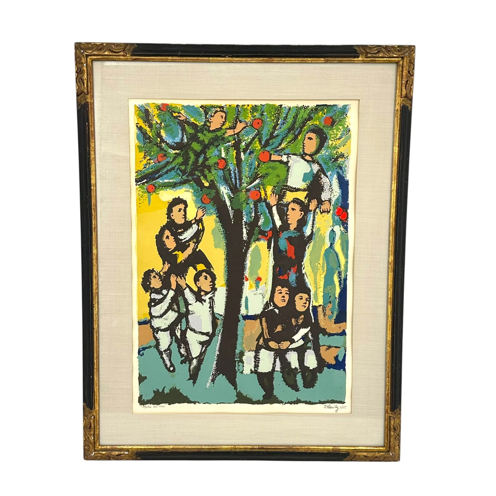 Frank Kleinholz (1901-1987) "Apples Be Ripe" Serigraph: Frank Kleinholz (1901-1987) "Apples Be Ripe" signed serigraph.