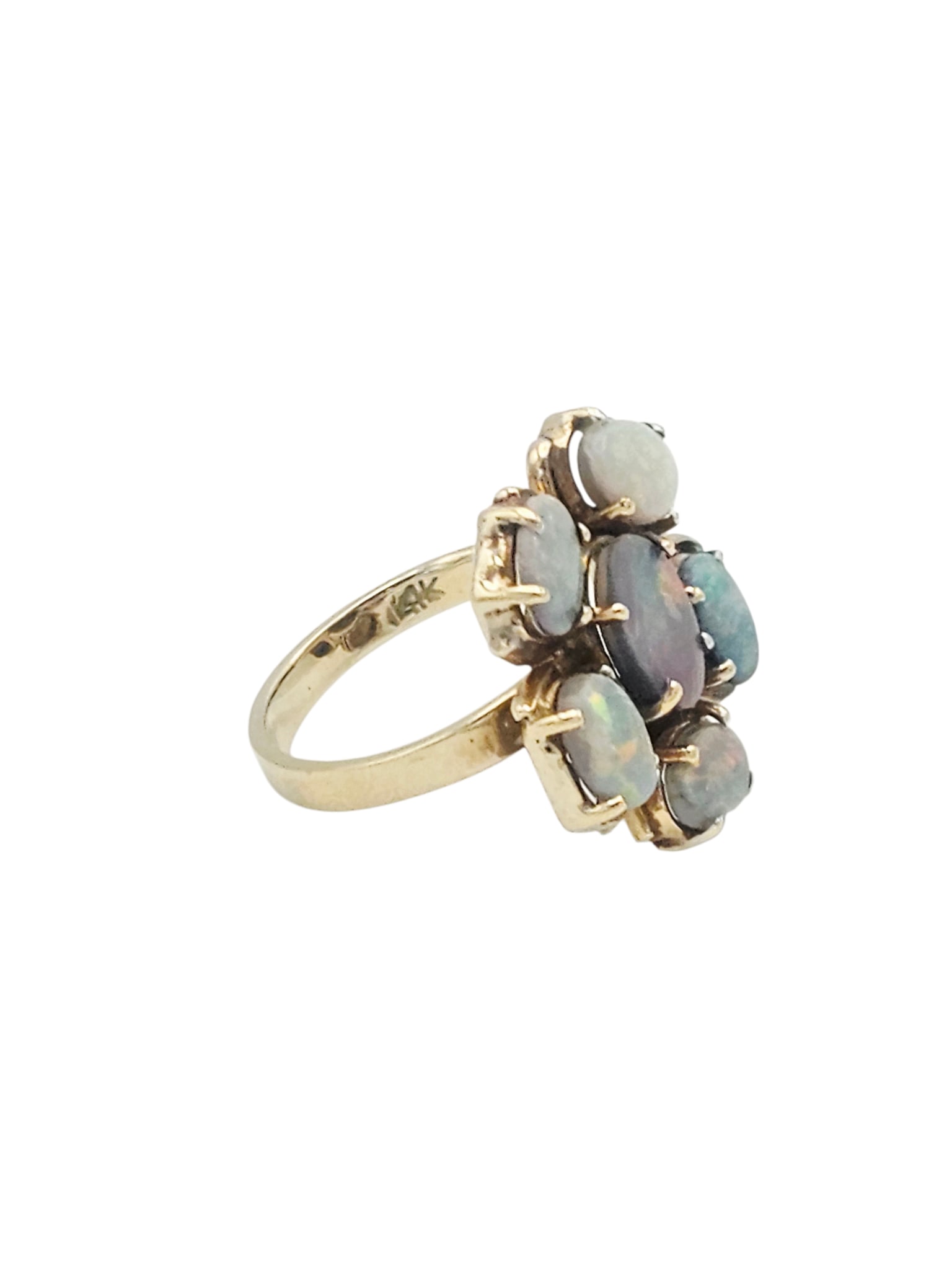 Opal, 14k Yellow Gold Ring - 4