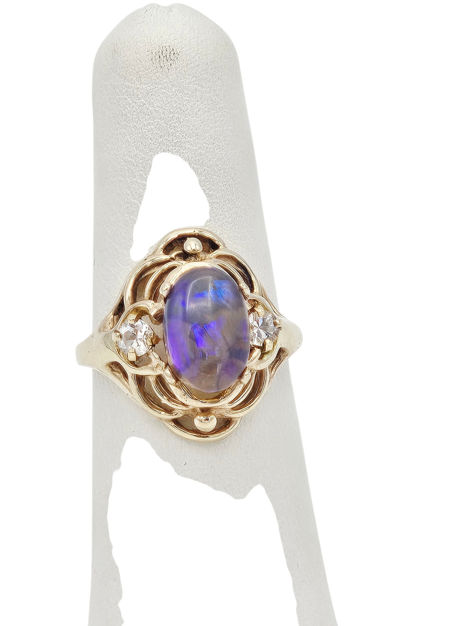 Opal, 14k Yellow Gold Ring - 2