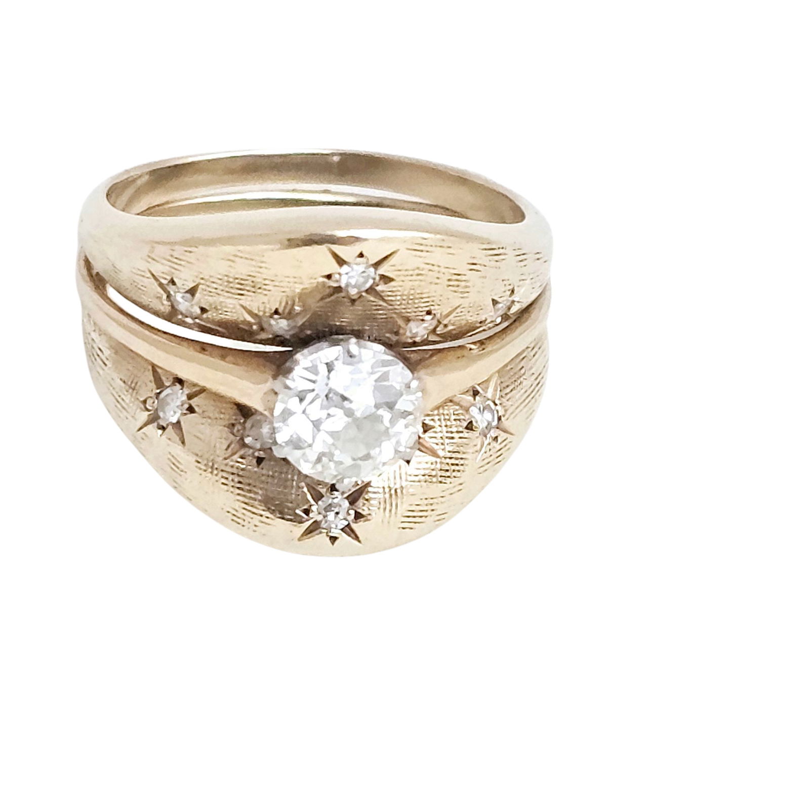 Diamond, 14k Yellow Gold Ring (1 of 5)