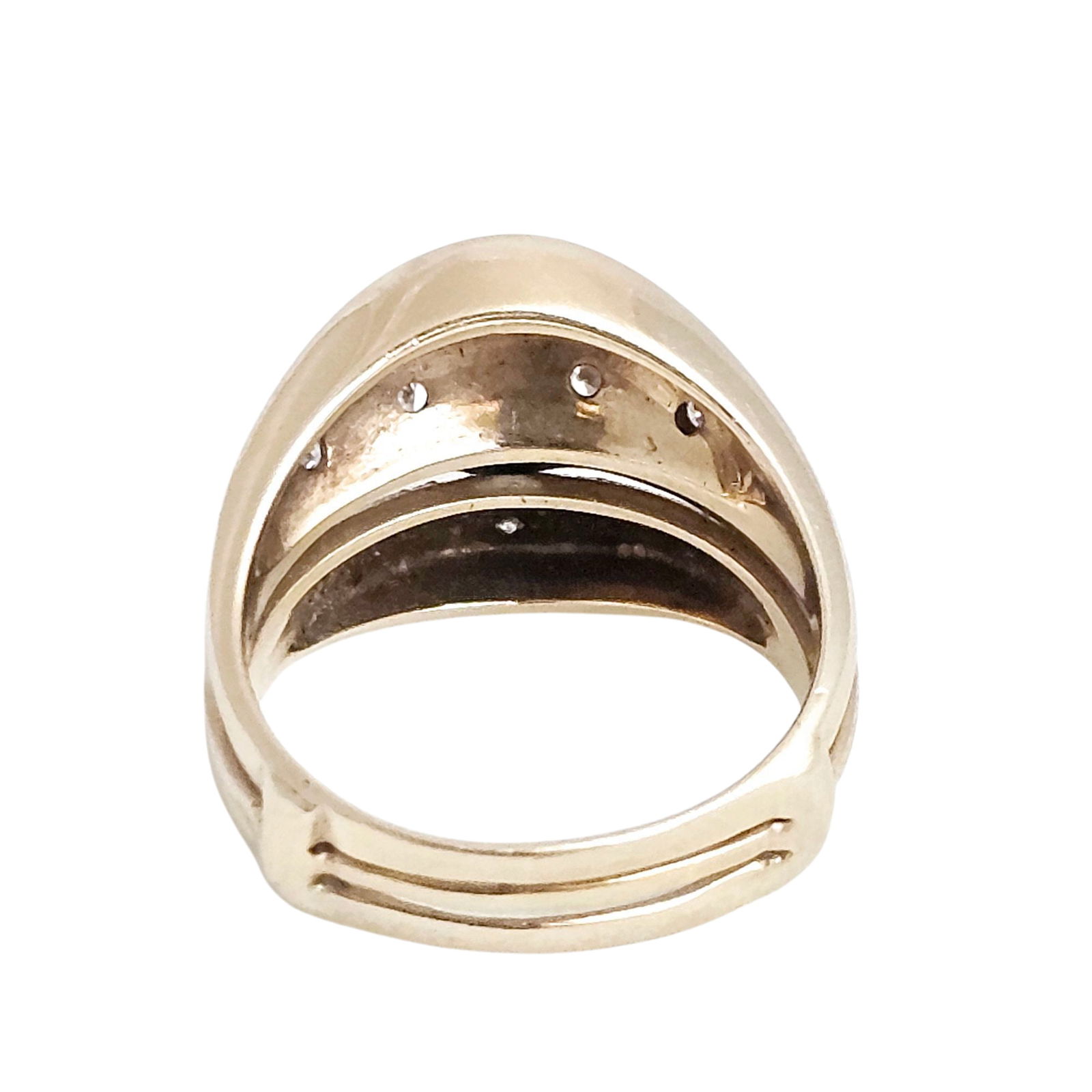 Diamond, 14k Yellow Gold Ring - 5