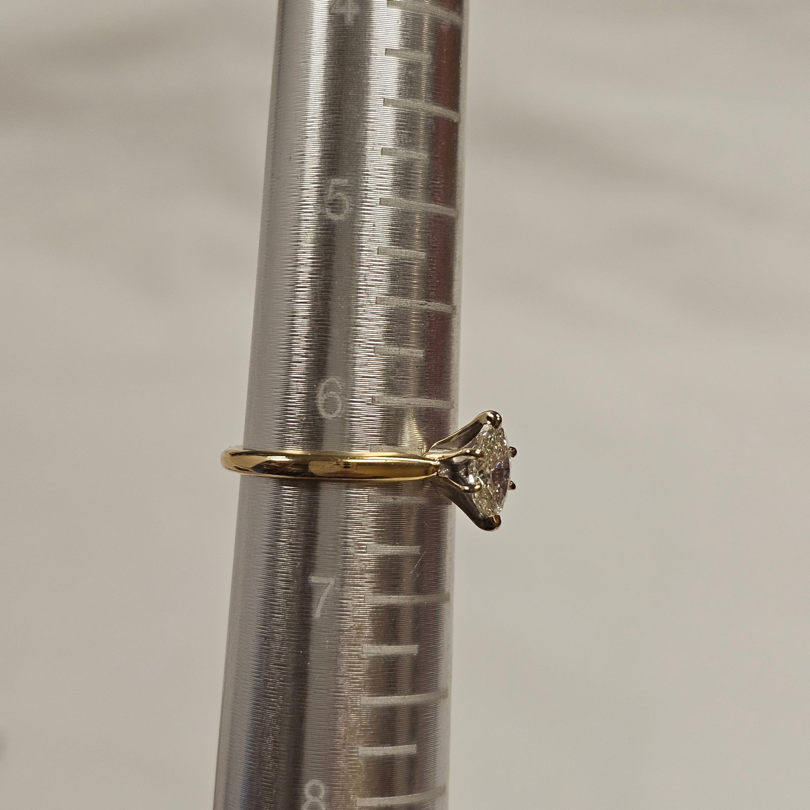 Diamond, 14k Yellow Gold Ring - 11