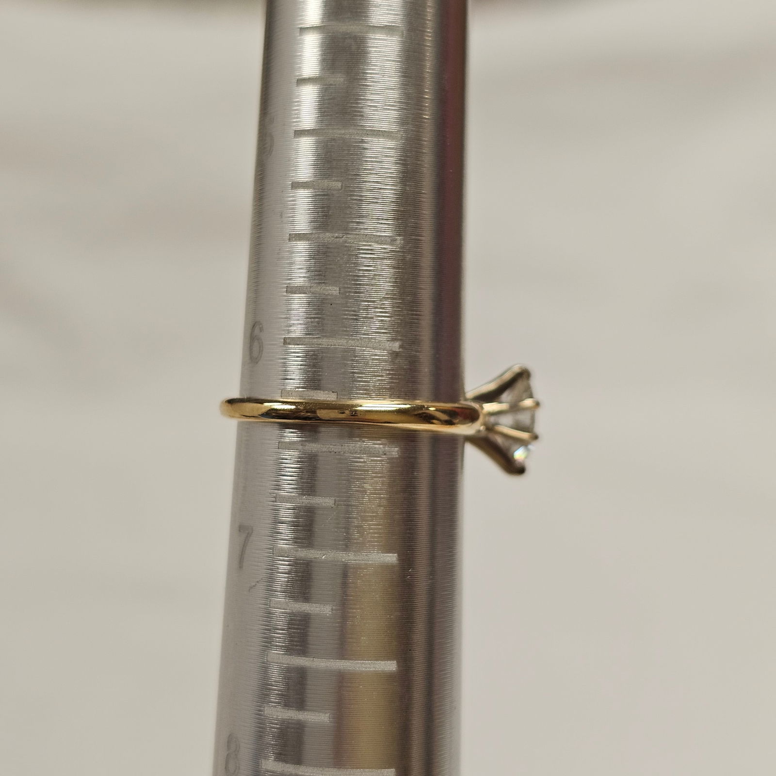 Diamond, 14k Yellow Gold Ring - 13