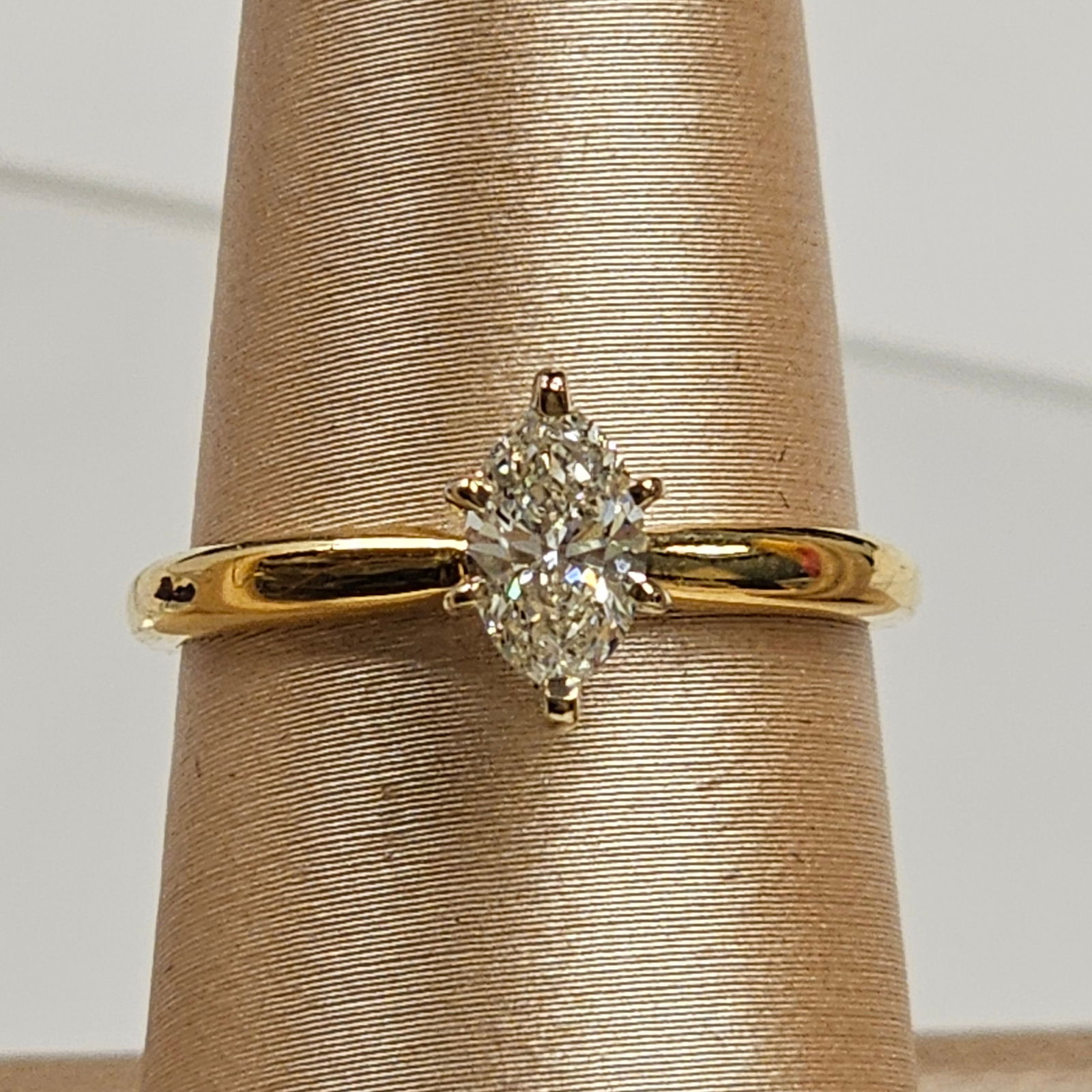 Diamond, 14k Yellow Gold Ring - 2