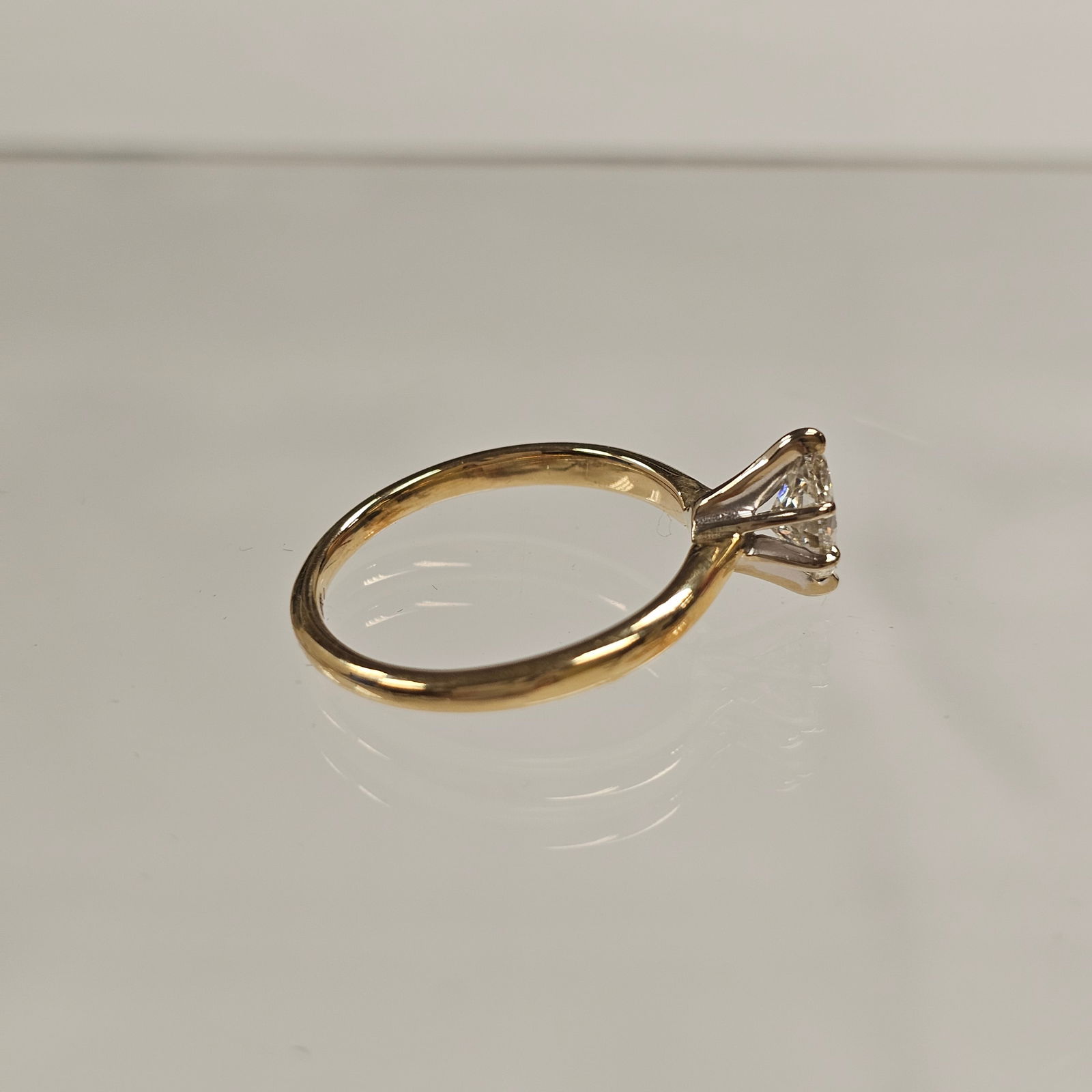 Diamond, 14k Yellow Gold Ring - 3