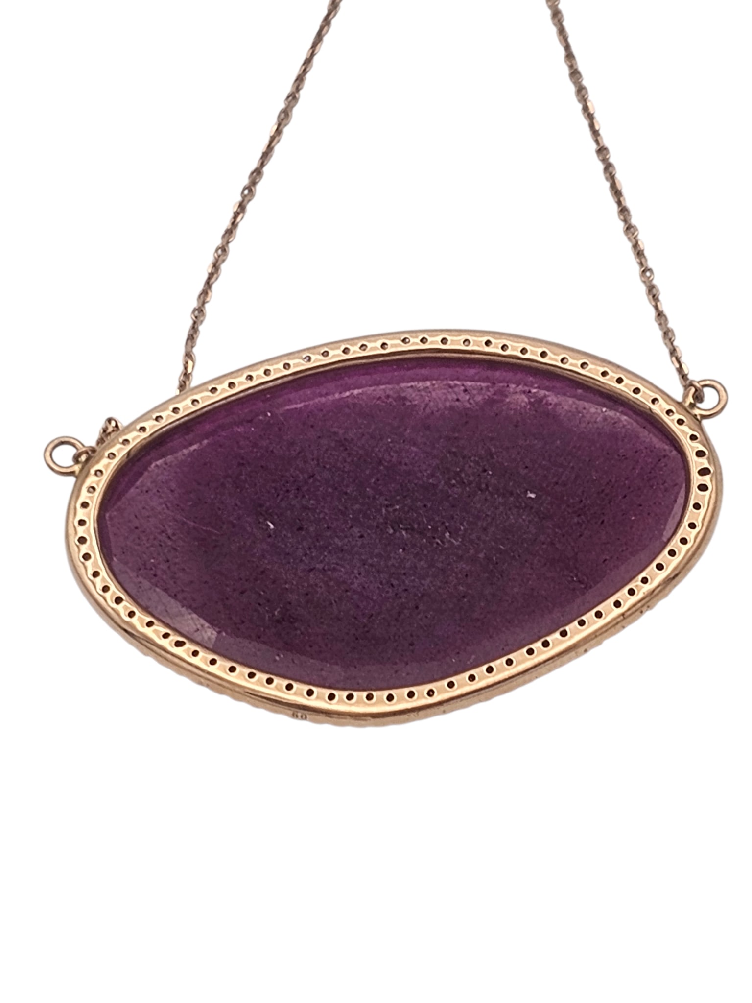 Ruby, Diamond, 14k Rose Gold Necklace - 5