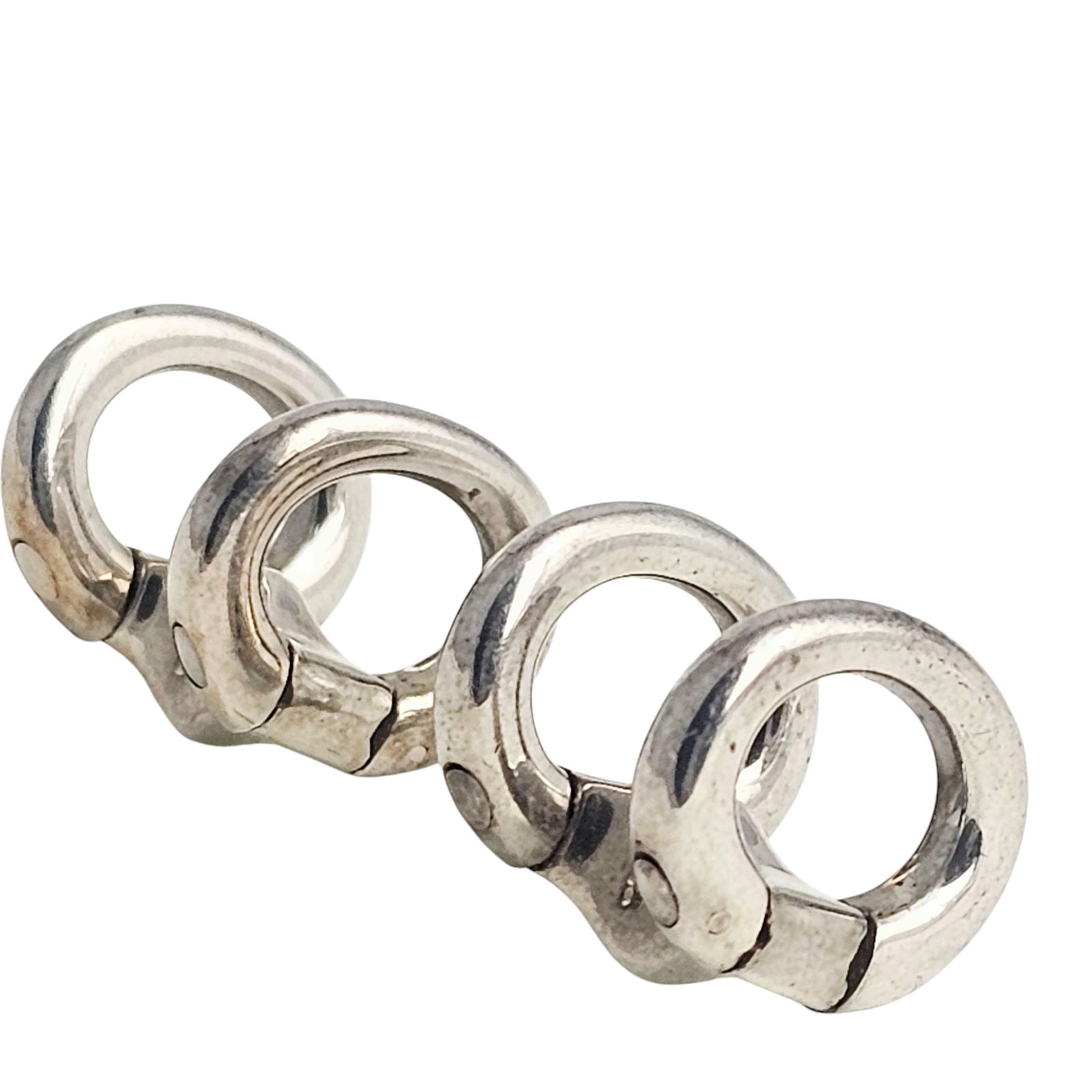 Sterling Stirrup Cufflinks - 2