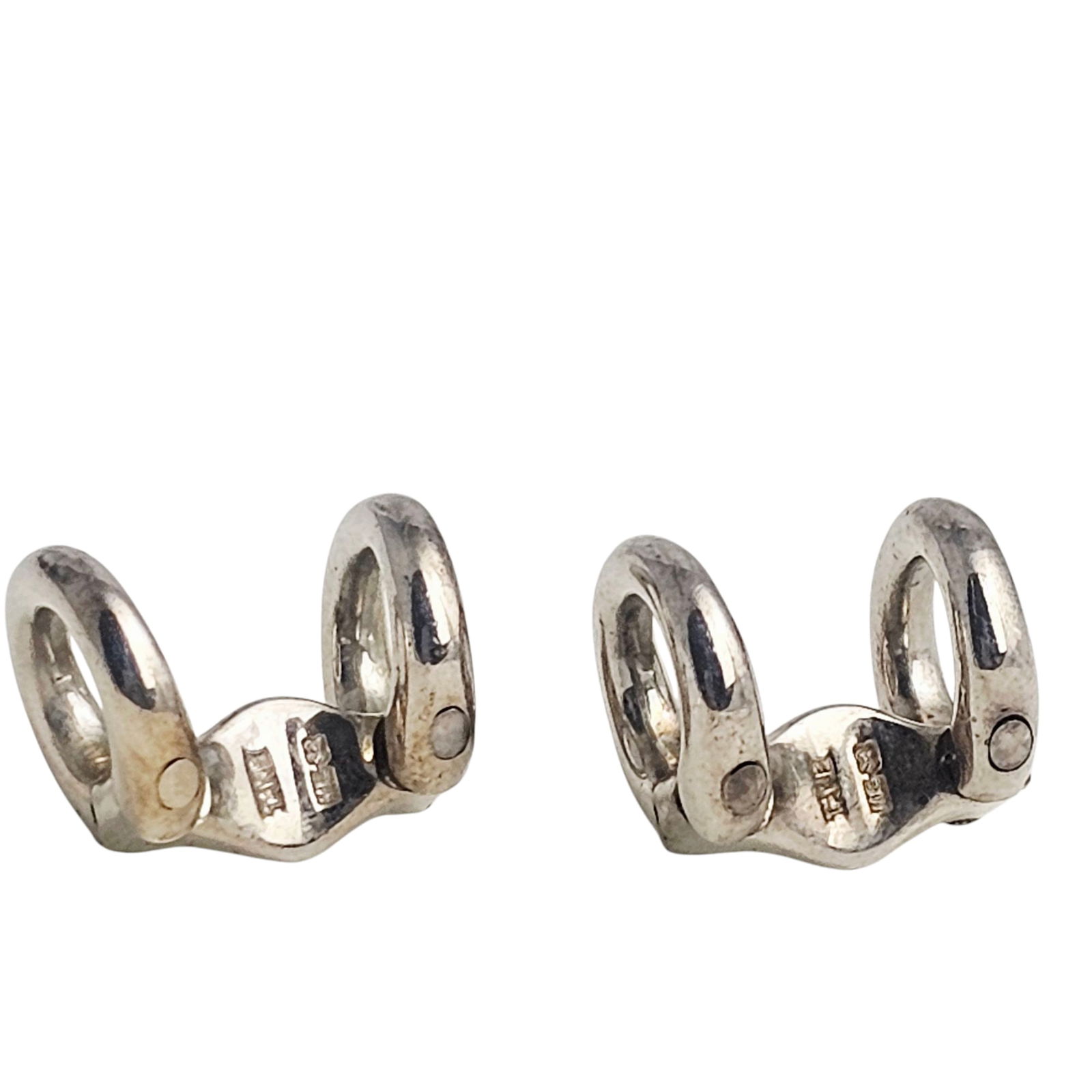 Sterling Stirrup Cufflinks - 3