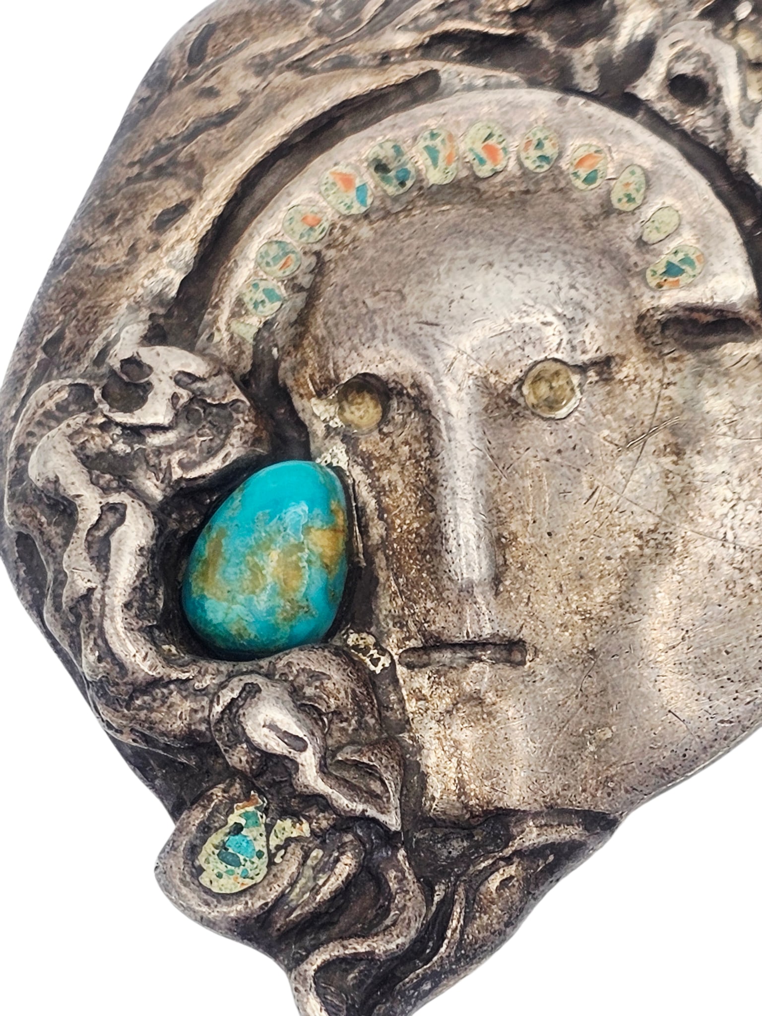 Multi-Stone, Sterling Silver Buckle - 2