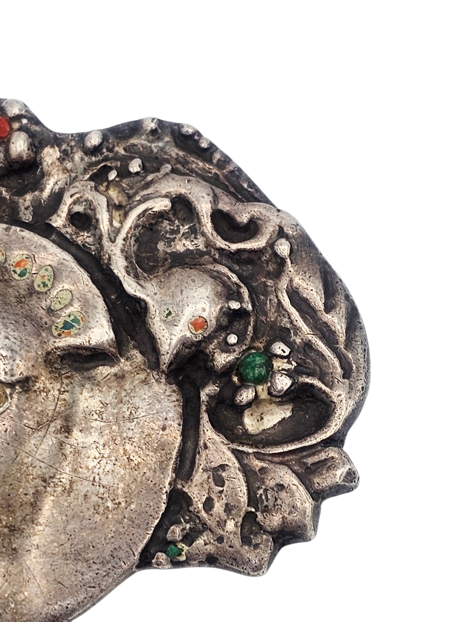 Multi-Stone, Sterling Silver Buckle - 3