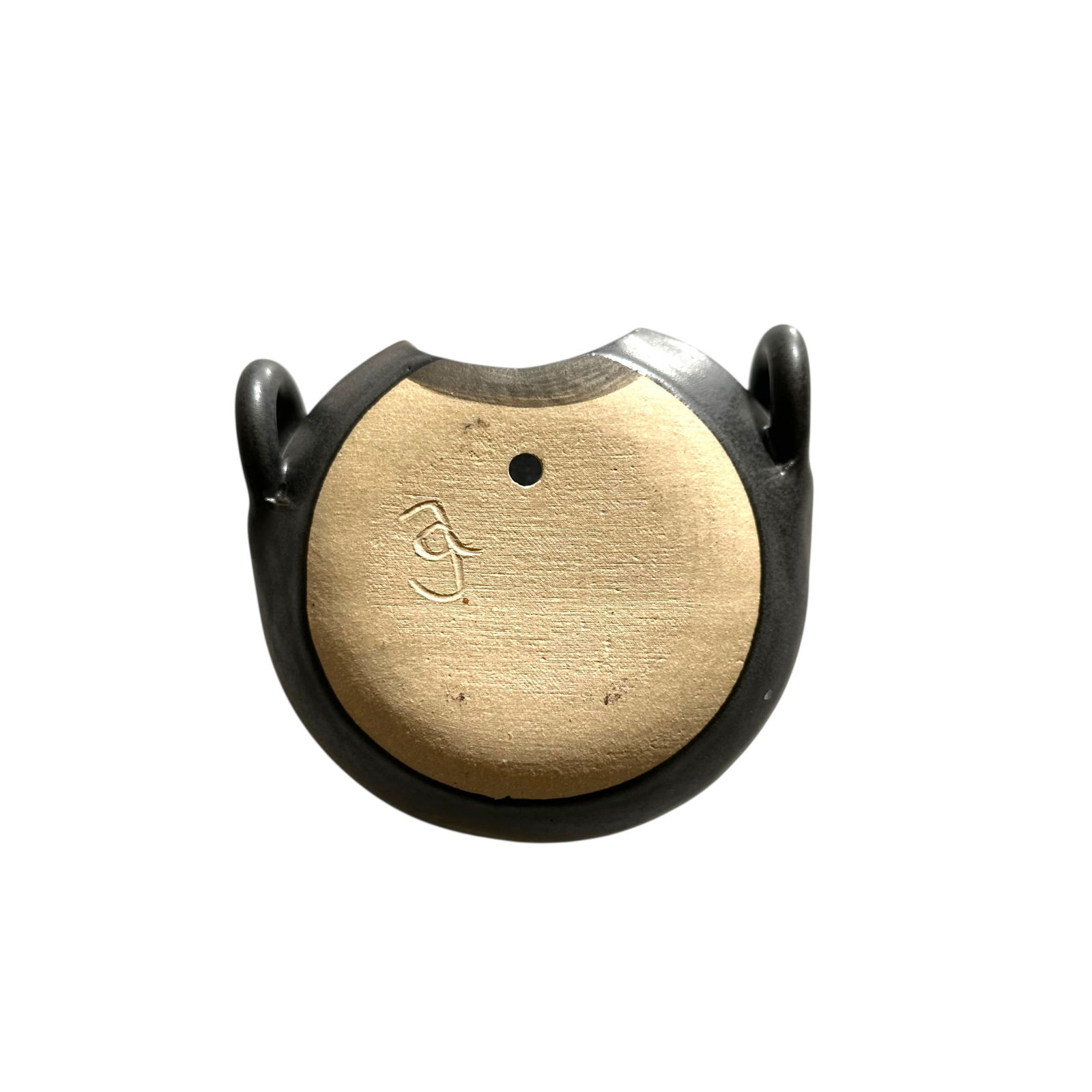 Signed 'JG' Studio Artisan Blackware Pottery - 3