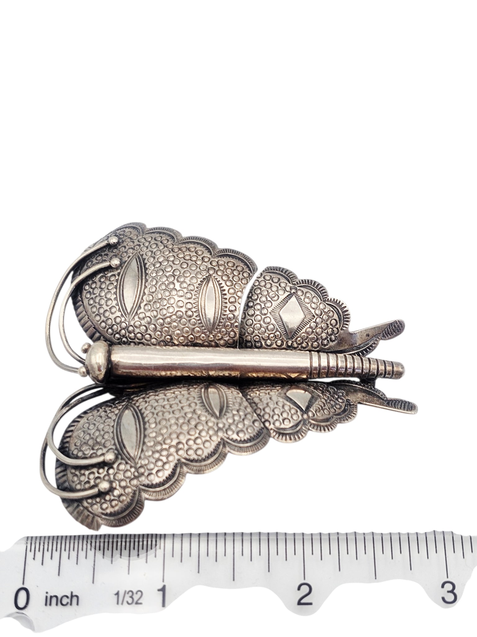 Sterling Silver Butterfly Pin - 5