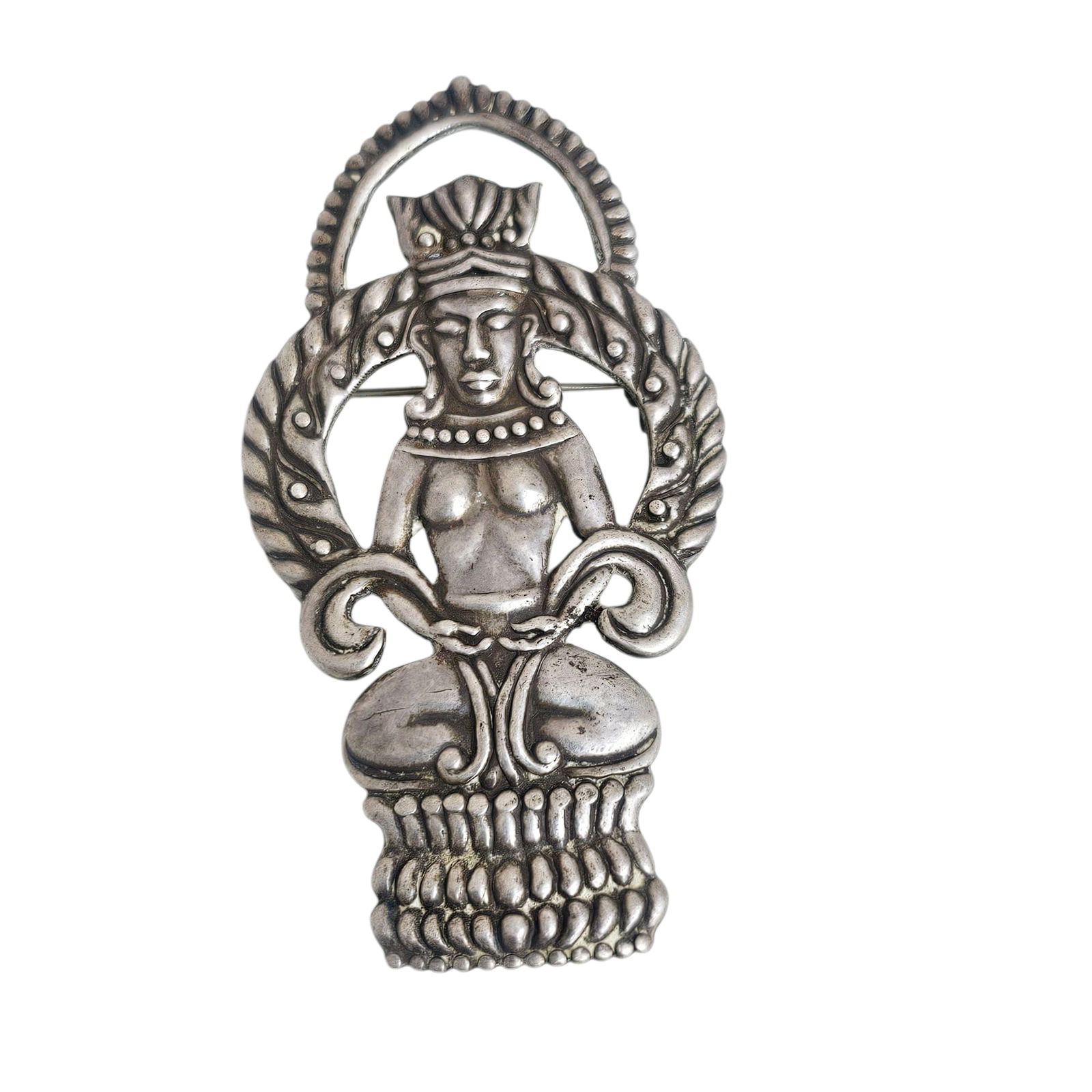 Mexican Sterling Silver Pin, Los Castillo (1 of 5)