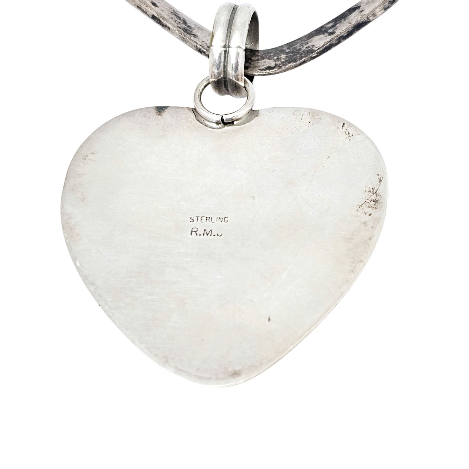 Multi-Stone, Sterling Silver Pendant, Robert Johnson - 4