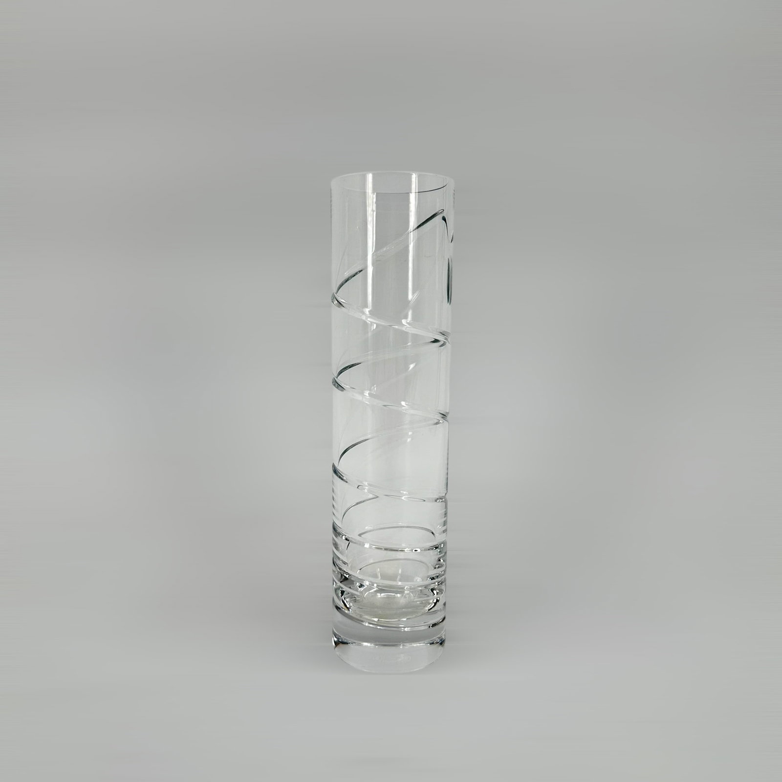 Elegant Baccarat Crystal Spiral Bud Vase (1 of 5)