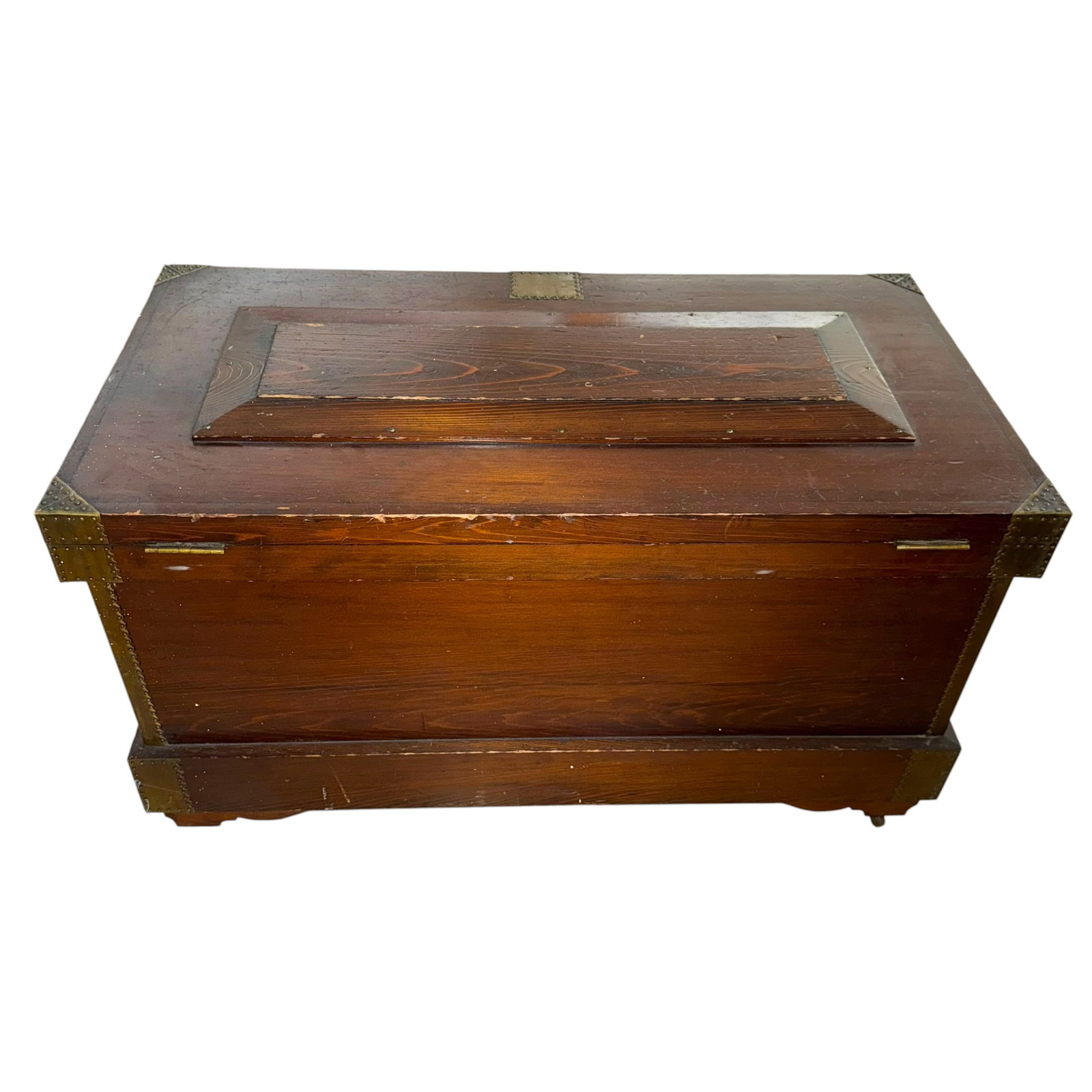Pine Campaign Style Storage Chest - 2