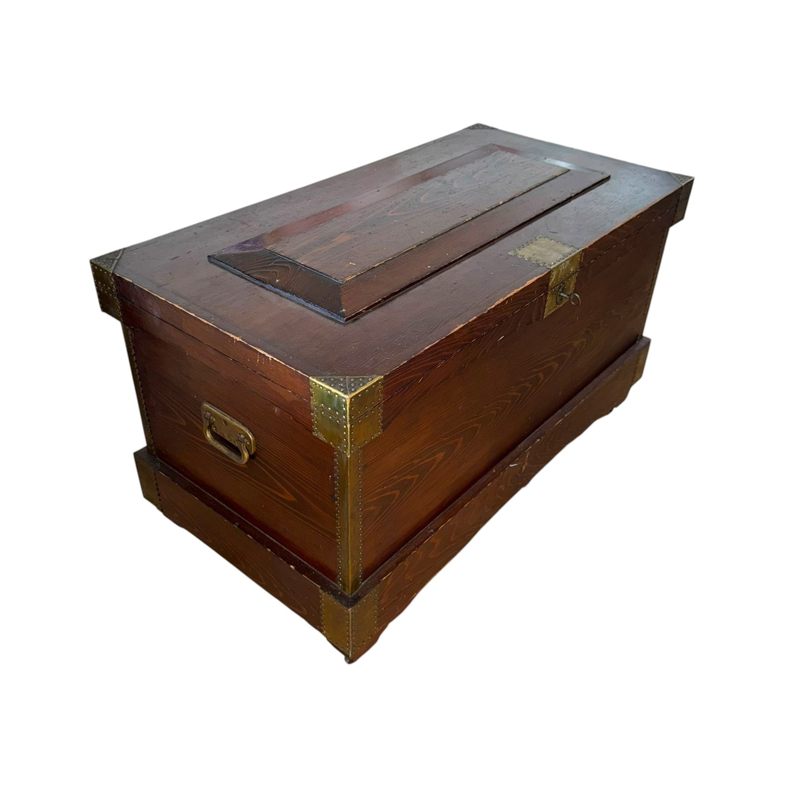Pine Campaign Style Storage Chest - 3