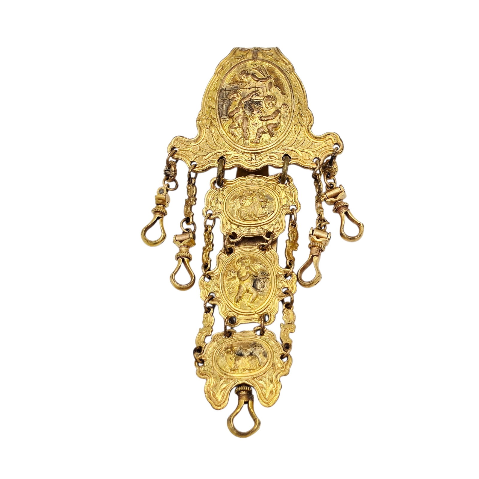Georgian Gilt Metal Chatelaine Hook (1 of 3)