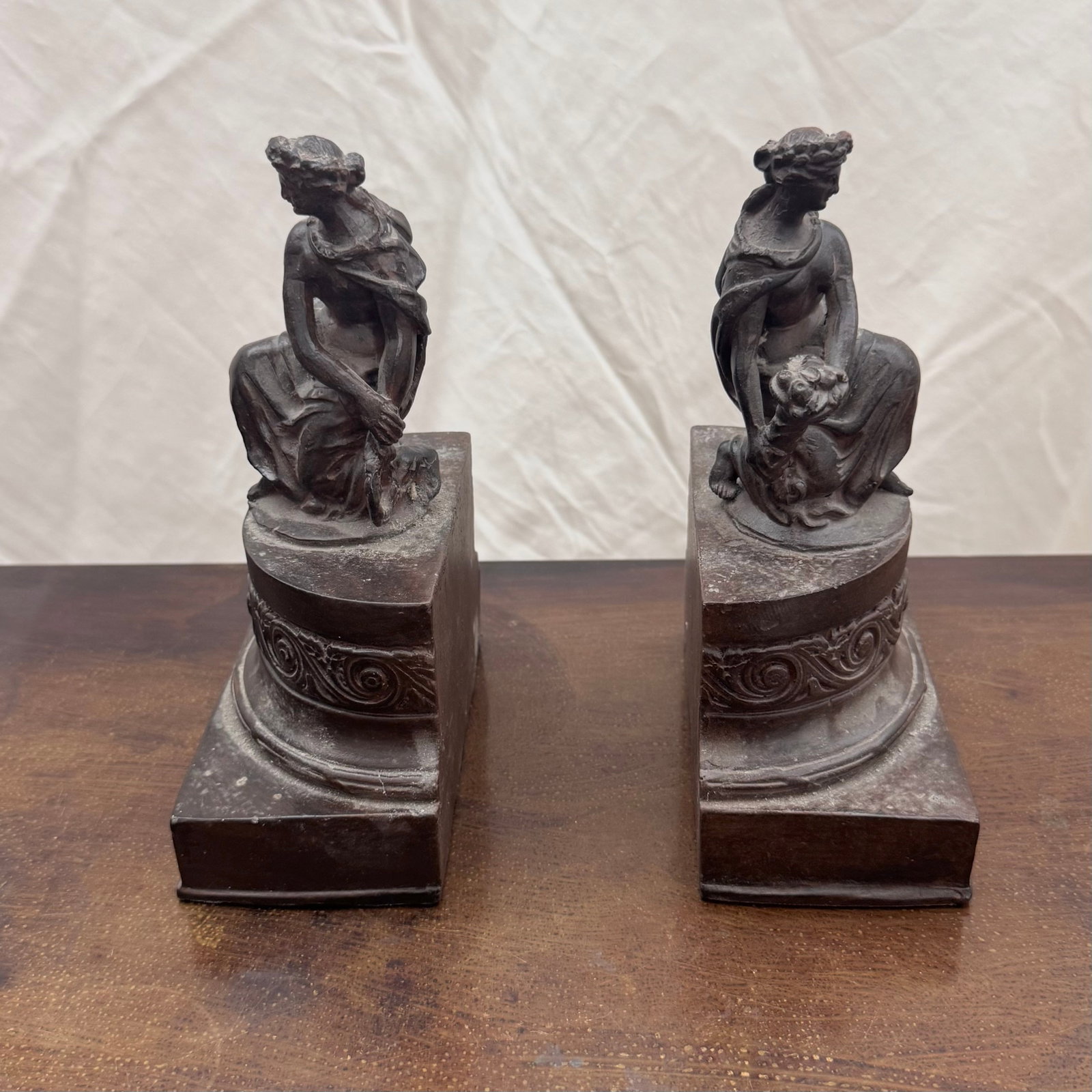 Pair of Classical Allegorical Bookends (1 of 7)