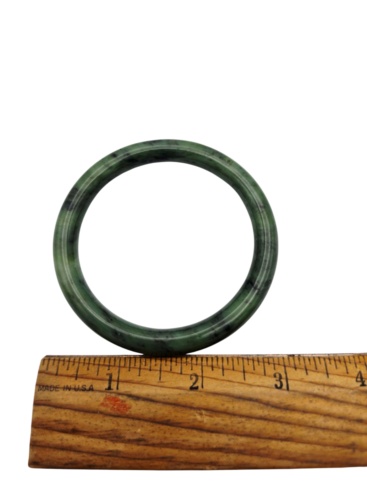 Nephrite Jade Bangle Bracelet - 3